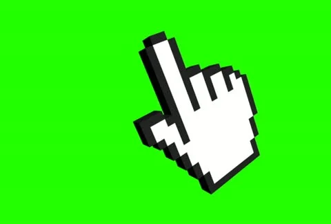 Touchscreen Gesturing NTSC Video stock 10927285