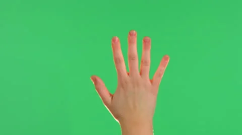 Touchscreen hand press gesture with glow on green screen 4K 스톡 동영상 46358333