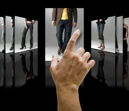 Touchscreen Stockillustratie