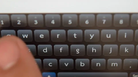 Touchscreen keyboard Stock Footage 39515958