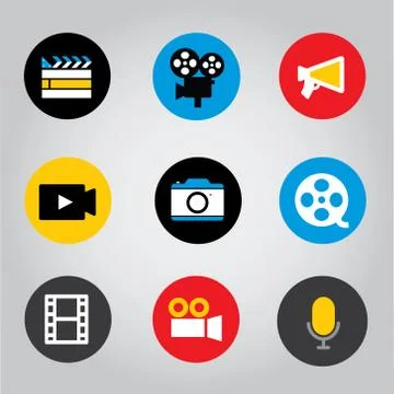 Touchscreen Smart Phone Mobile Application Button Icon Vector. Stock Illustration