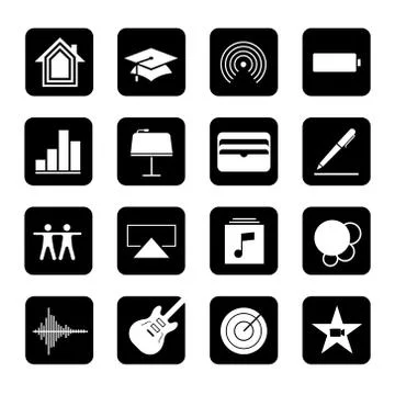 Touchscreen smart phone mobile application button icon Vector illustration Stock Illustration