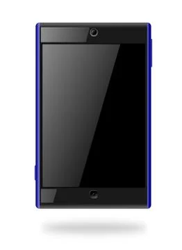 Touchscreen smartphone with blank screen Stock Illustration