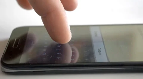 Touchscreen smartphone closeup Stock Footage 62906322