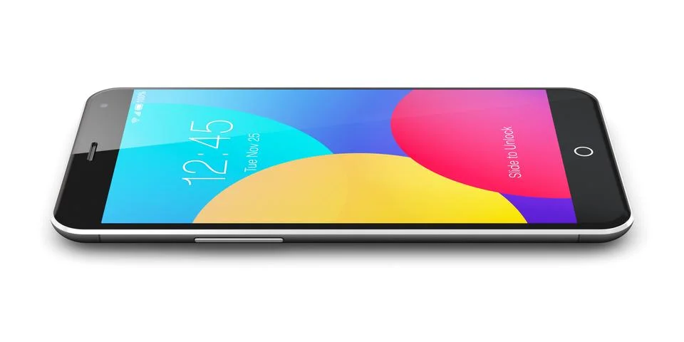 Touchscreen smartphone Stock Illustration