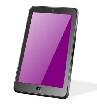 Touchscreen smartphone or tablet Stock Illustration