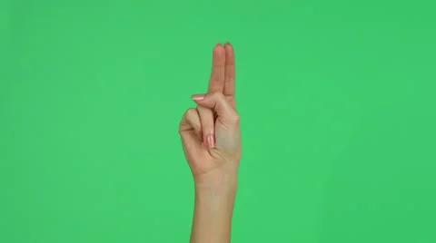 Touchscreen tap and swipe hand gestures on green screen 4K 스톡 동영상 46363058