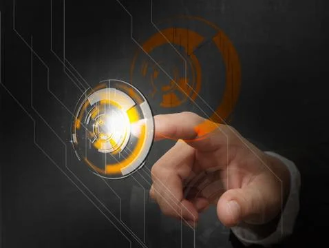 Touchscreen technology Stock Illustration