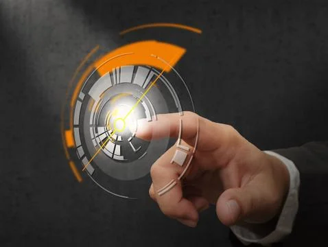 Touchscreen technology Stock Illustration