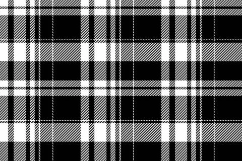 Tough fabric texture background, smooth pattern vector plaid. Random tartan.. Stock Illustration