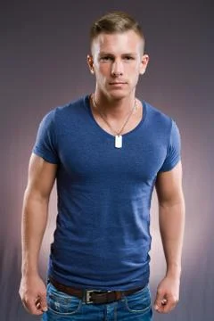 The tough guy. Stock Photos