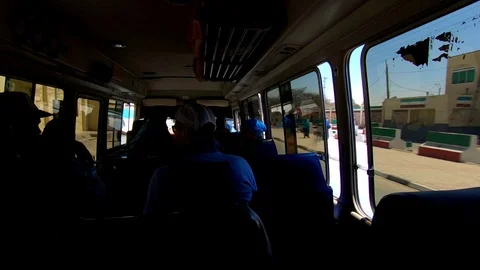 Tour bus in Somaliland  Stock Footage 90723703