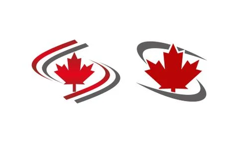 Tour Canada Template Set Ilustración de archivo