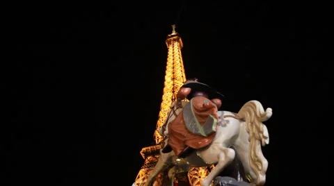 Tour d'Eiffel Paris Stock Footage 4322435