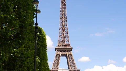 Tour Eiffel (Eiffel Tower) located on Champ de Mars in Paris, France 動画素材 260692913