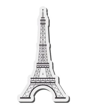 Tour eiffel icon Illustration