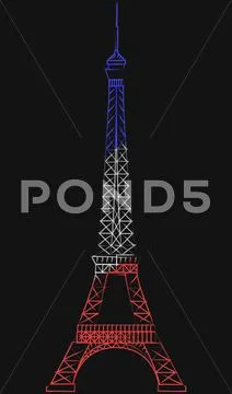 Tour eiffel Stock Illustration