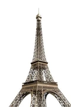 Tour eiffel isolated Stock Illustration
