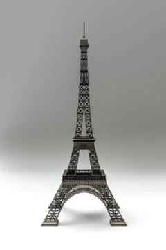 Tour Eiffel isolated on white background Stock Illustration