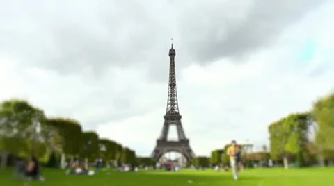 Tour Eiffel in Paris Video stock 21256263