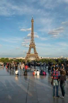  The Tour Eiffel in Paris Stockfoto's
