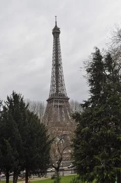 Tour Eiffel in Paris Foto stock