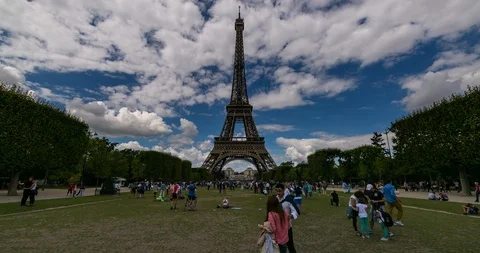 Tour Eiffel Time Lapse Stock Footage 97140565