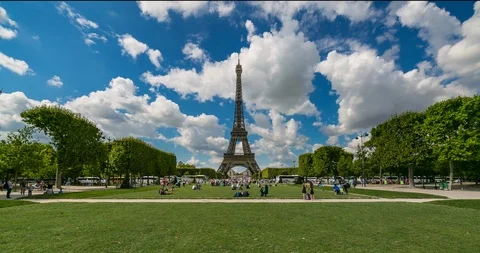 Tour Eiffel Time Lapse Stock Footage 97271109