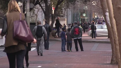 Tour guide group Video stock 77359260