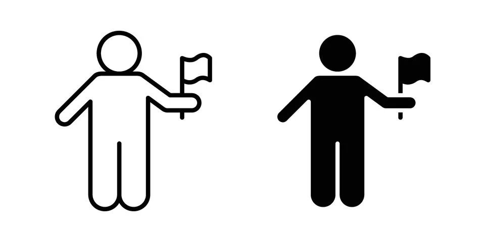 Tour guide icon vector design. EPS10 Stock Illustration
