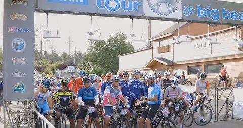 The Tour Starting Stock Footage 118951260