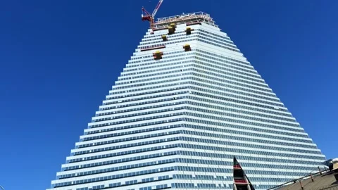 Tour Triangle Under Construction Paris 動画素材 335293422