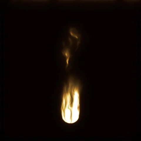 Tourch Fire VFX Element Stock Footage 240712081