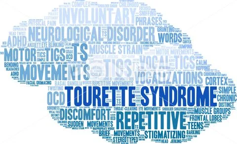 Tourette Syndrome Word Cloud ~ Clip Art #116553687