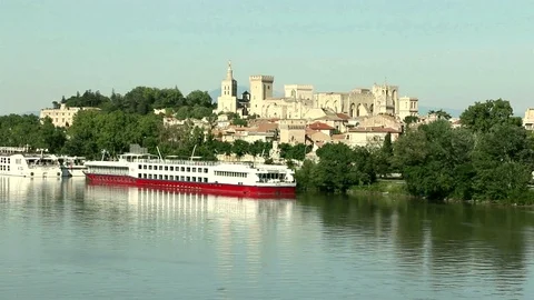 Tourism in Avignon Stock Footage 109210914