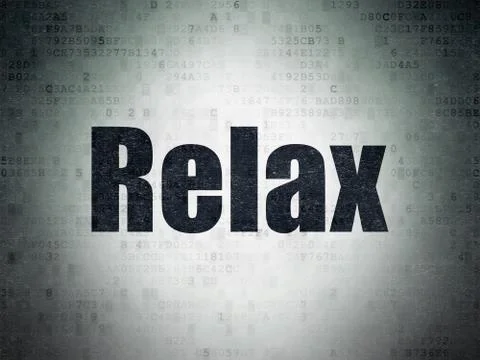 Tourism concept: Relax on Digital Data Paper background Stockillustratie