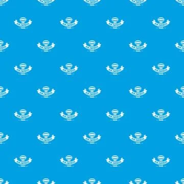 Tourism dirigible pattern seamless blue Stock Illustration