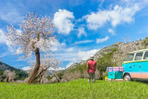 Tourism in mallorca Stock Illustration