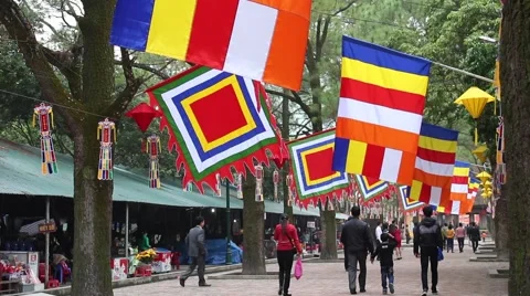 Tourism sector, temples, festivals Stock Footage 47455818