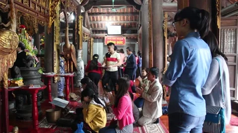 Tourism sector, temples, festivals Stock Footage 47455990