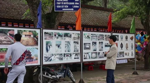 Tourism sector, temples, festivals Stock Footage 47456633