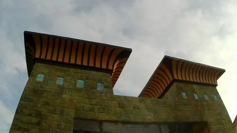 Tourist attraction gate 스톡 동영상 242269470