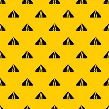 Tourist camping tent pattern vector 스톡 일러스트