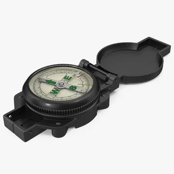 Tourist Compass 3D Model