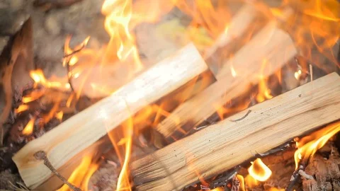 Tourist fire burns Stock Footage 105846310