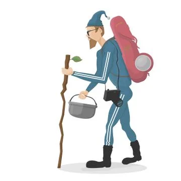 Tourist Stock Illustration