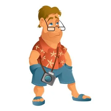 Tourist Stock Illustration