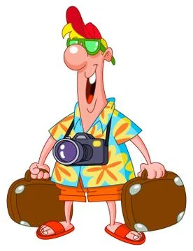 Tourist Stock Illustration