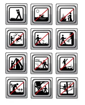 Tourist information Stock Illustration