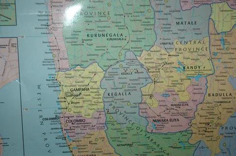Tourist Map view Stock Photos